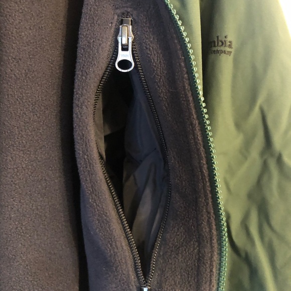 Columbia Men's Green, Fleece lined Jacket, Size M - Picture 4 of 7
